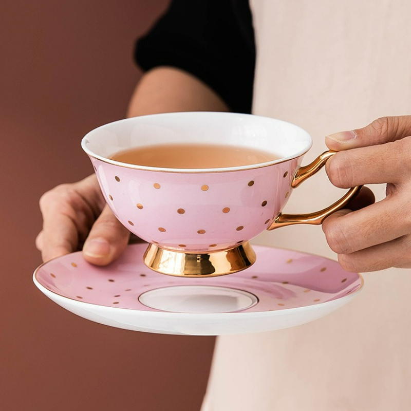 Ceramic Pink Coffee Mugs with  - Home Cooking Recipes ulasan dan harga