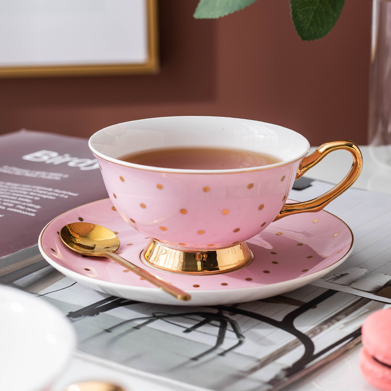 Ceramic Pink Coffee Mugs with  - Home Cooking Recipes ulasan dan harga