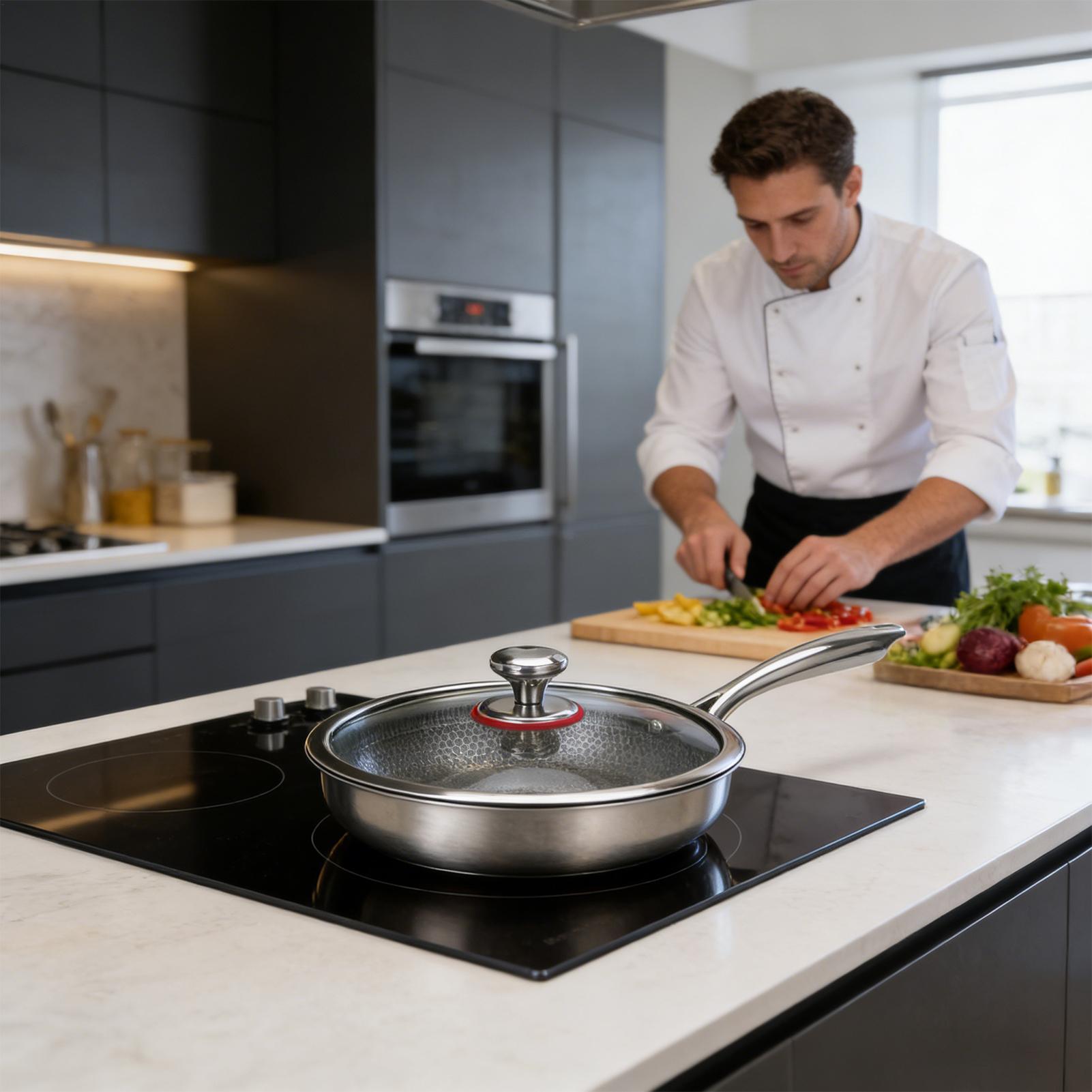 Titanium Cooking Pan Non-Stick - Home Cooking Supplies ulasan dan harga