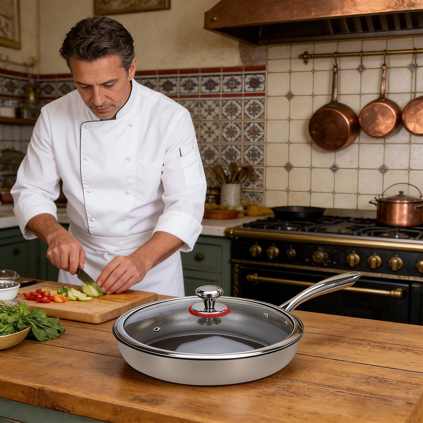 Titanium Cooking Pan Non-Stick - Home Cooking Supplies ulasan dan harga