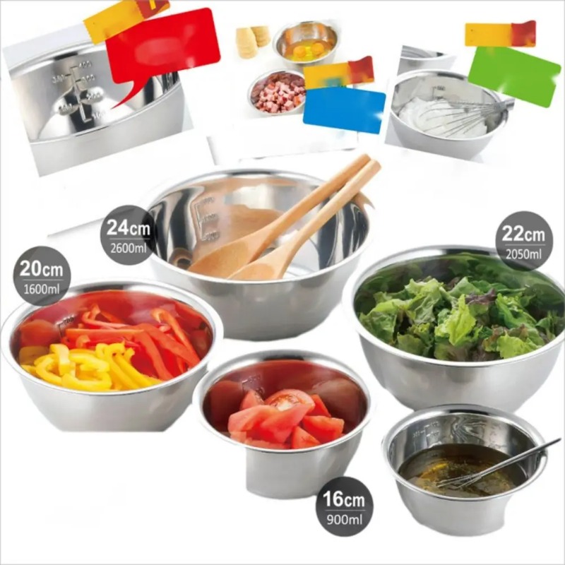Stainless Steel Mixing Bowls P - Home Cooking Supplies ulasan dan harga