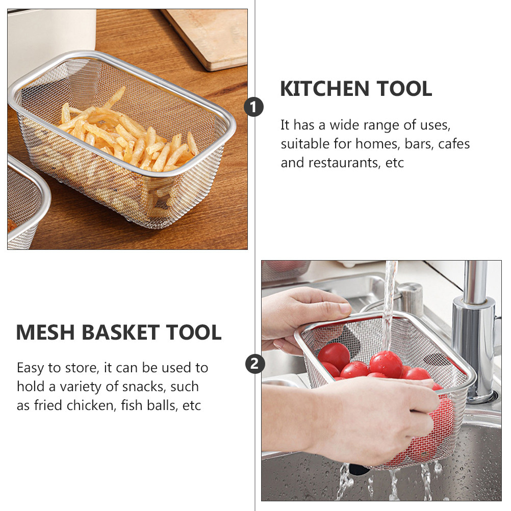 1Pcs Stainless Steel Frying Ba - Home Cooking In French ulasan dan harga