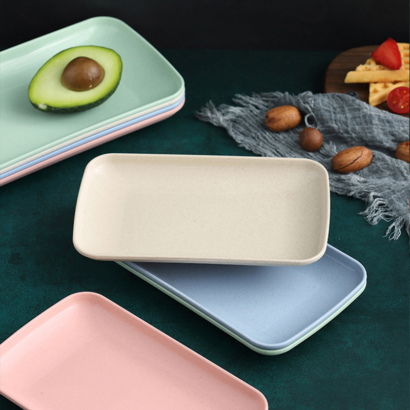 Set of 4 Wheat Straw Plates De - Home Cooking Recipes ulasan dan harga