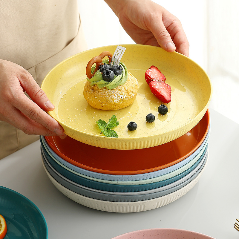 23cm Nordic Wheat Straw Dinner - Home Cooking Recipes ulasan dan harga