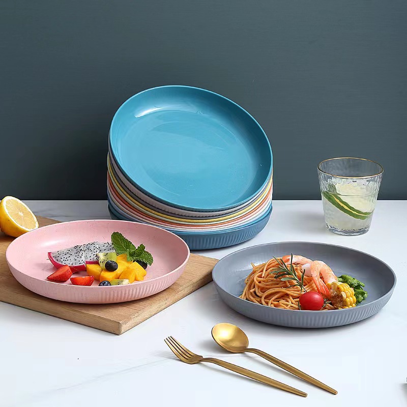 23cm Nordic Wheat Straw Dinner - Home Cooking Recipes ulasan dan harga