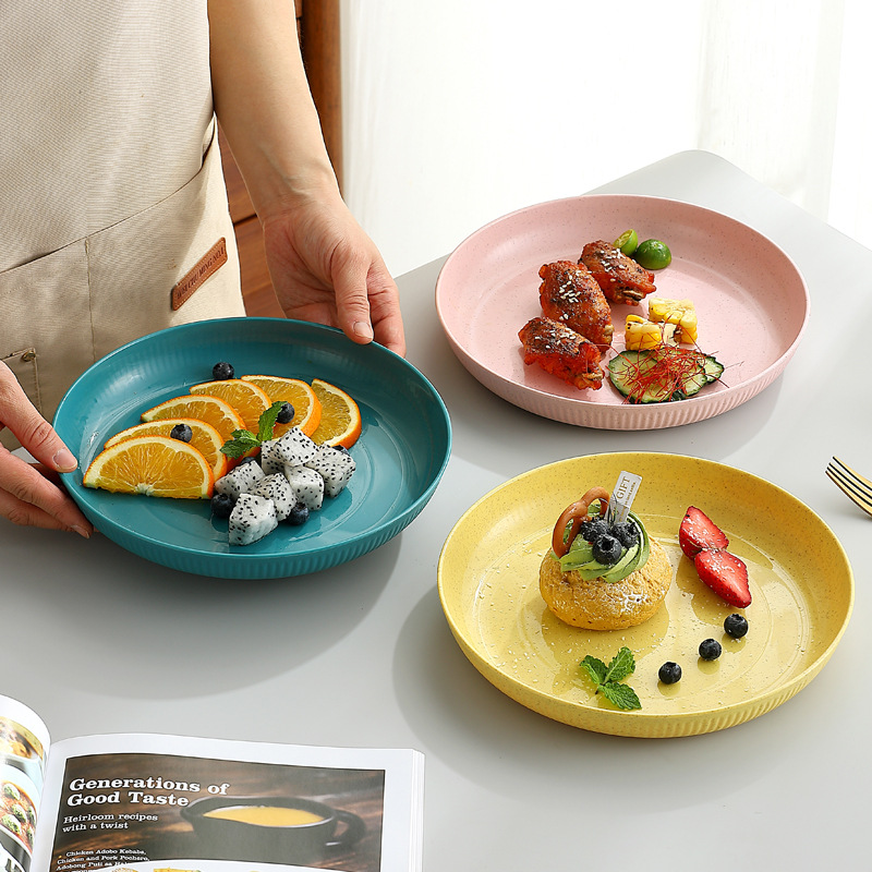 23cm Nordic Wheat Straw Dinner - Home Cooking Recipes ulasan dan harga