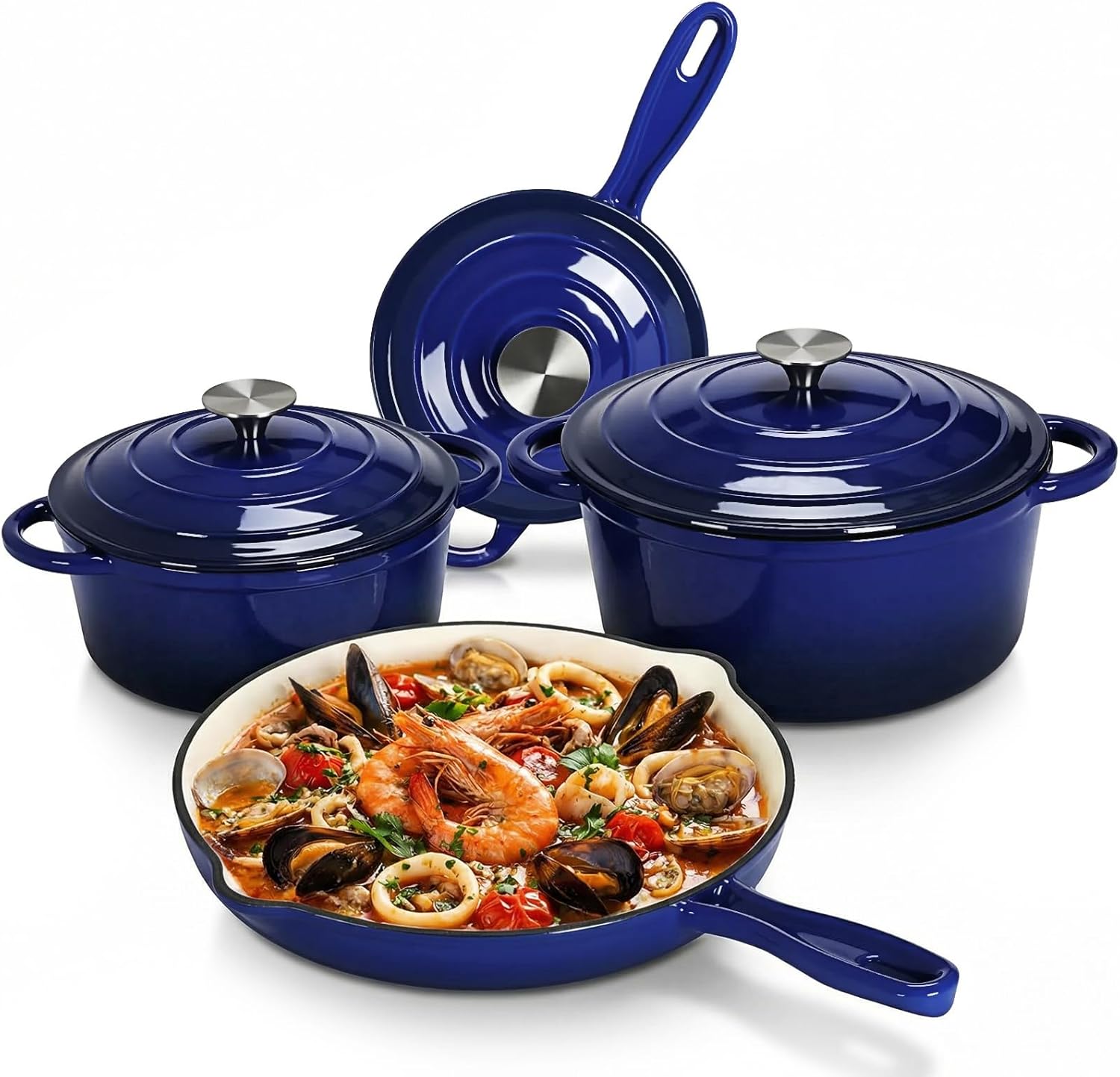 Nonstick Enameled Cast Iron Co - Dutch Oven Enamel ulasan dan harga