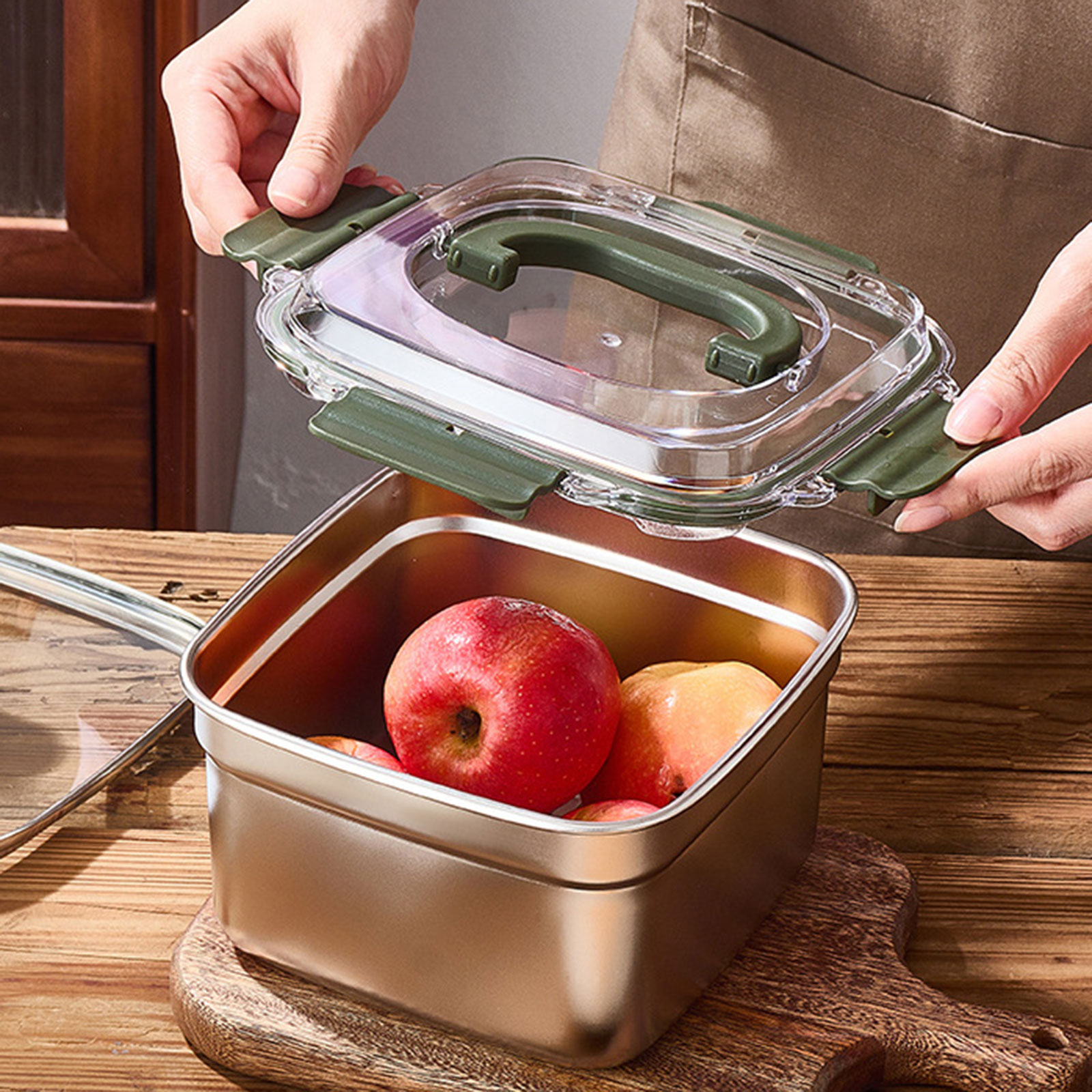 Mini Deep Fryer Pot for Campin - Home Cooking In French ulasan dan harga