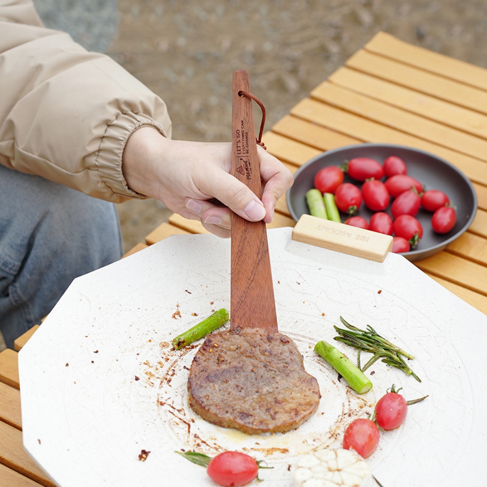Outdoor Camping Wooden Spatula - Home Cooking Supplies ulasan dan harga