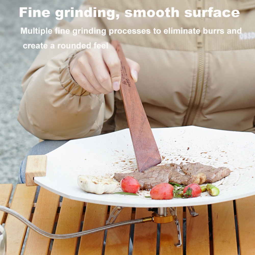 Outdoor Camping Wooden Spatula - Home Cooking Supplies ulasan dan harga