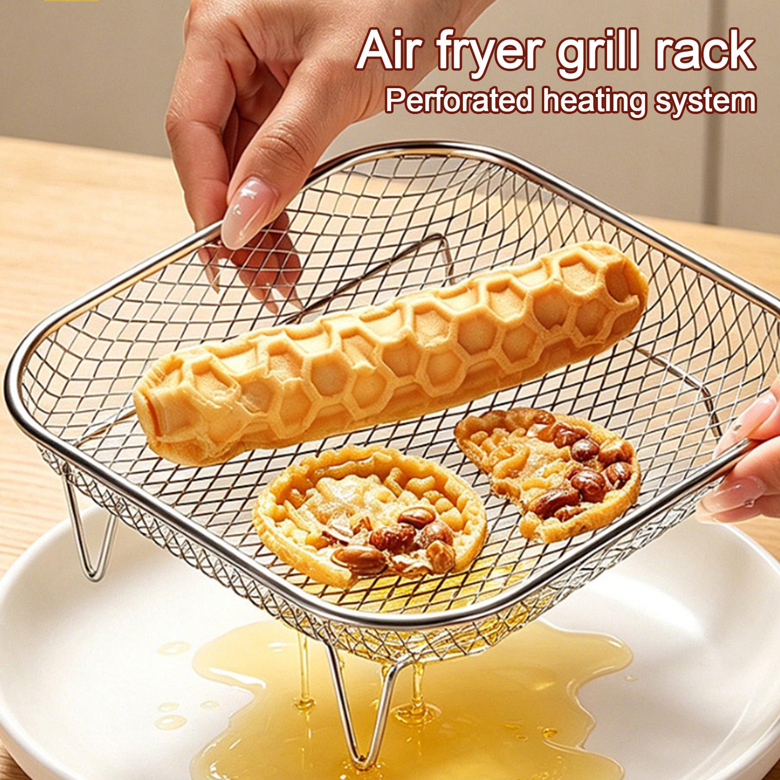 Air Fryer Rack Stainless Steel - Home Cooking Supplies ulasan dan harga