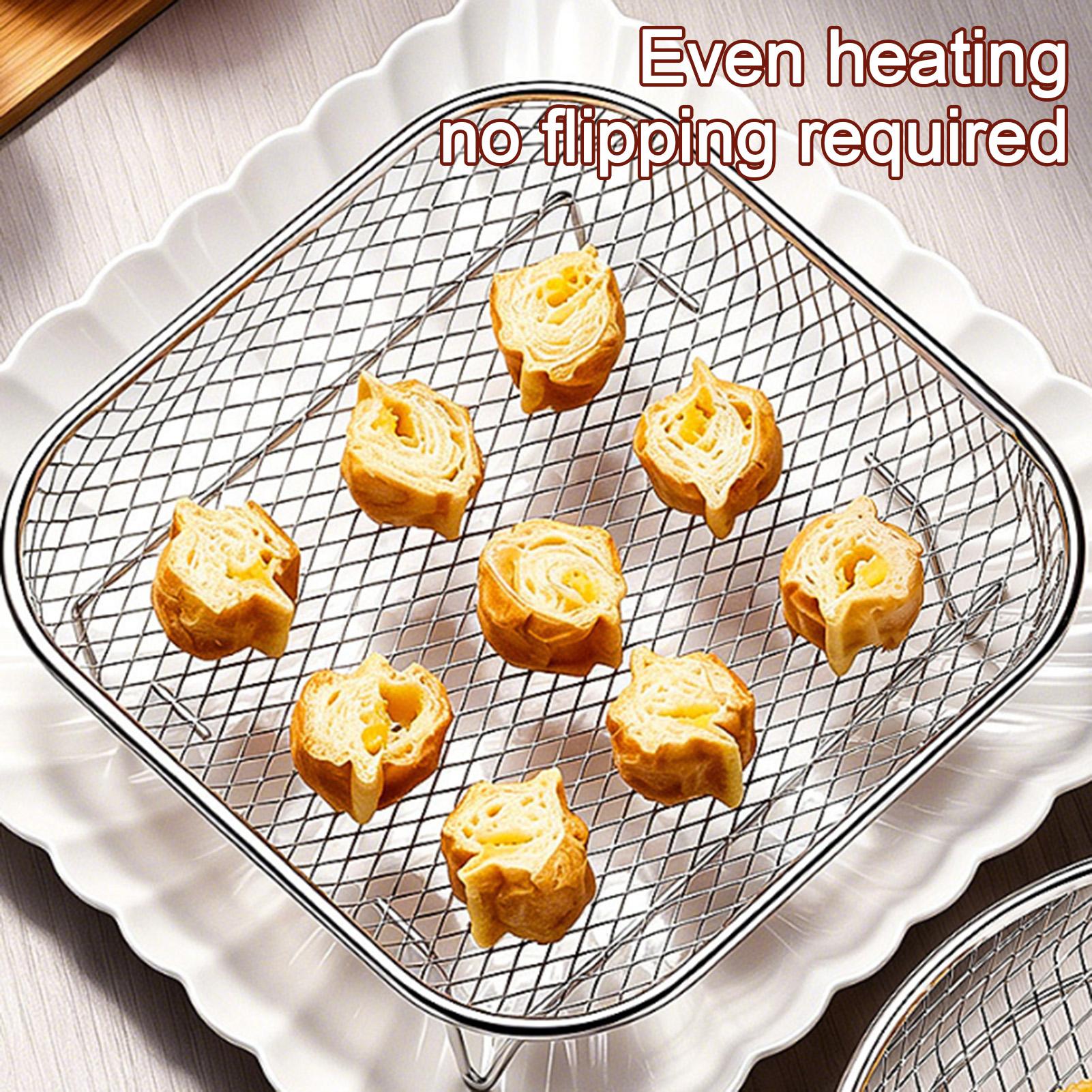 Air Fryer Rack Stainless Steel - Home Cooking Supplies ulasan dan harga