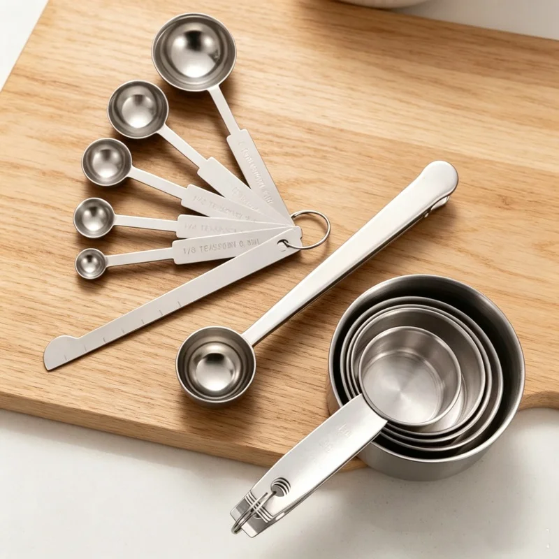 Stackable Stainless Steel Meas - Home Cooking Supplies ulasan dan harga